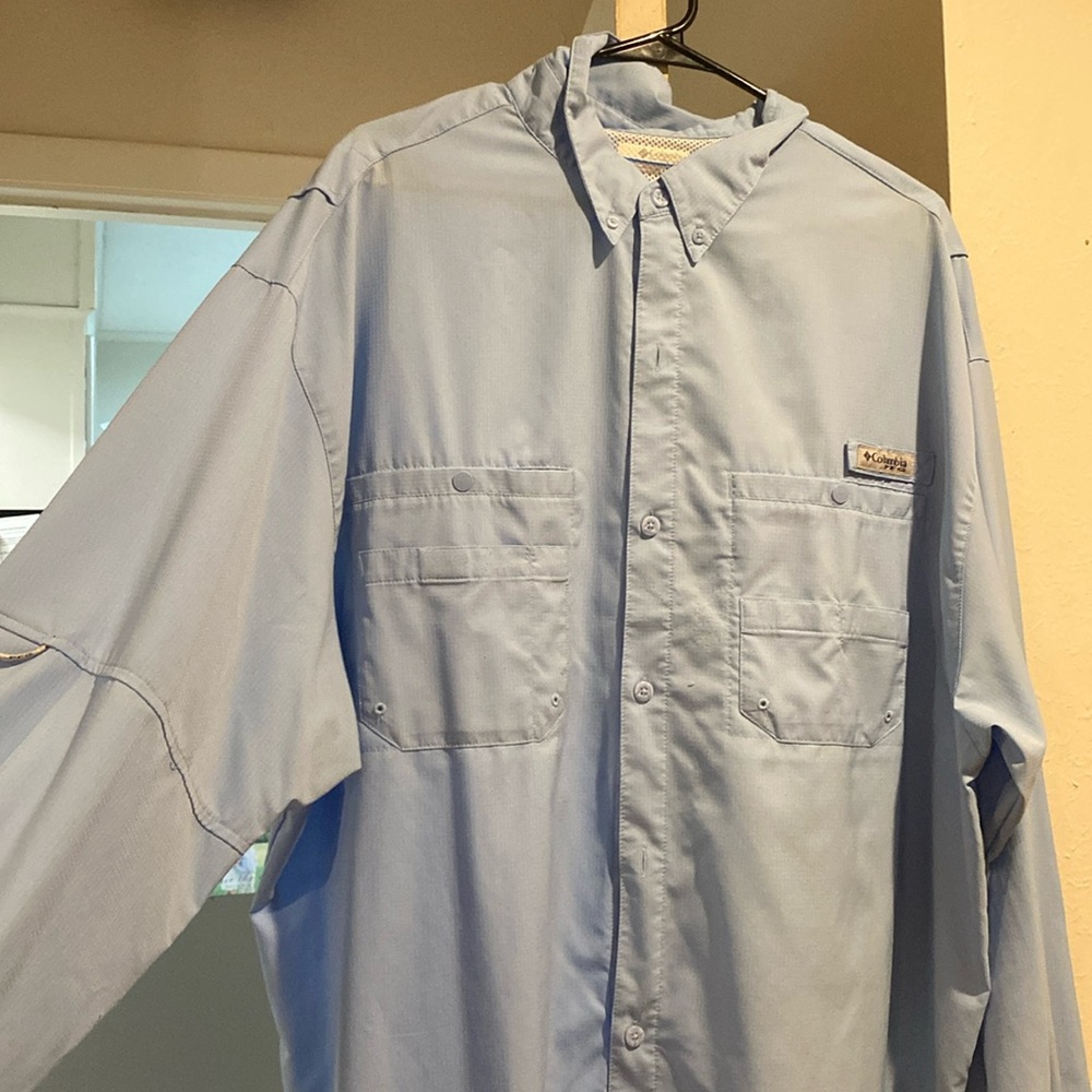 Columbia long sleeve fishing shirt